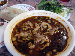 Food at Hien Vuong Restaurant