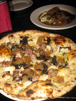 Food at Rosso Pizzeria and Wine Bar