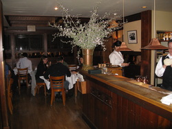 Inside Chez Panisse Cafe