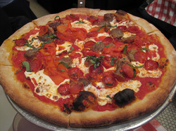 Pizza at Lombardi's Pizza