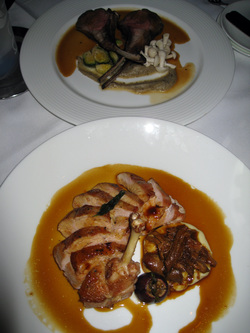 Food at L'Ecole (Restaurant of the French Culinary Institute)