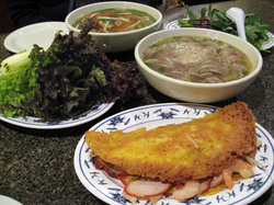 Food at Vietnam Cafe